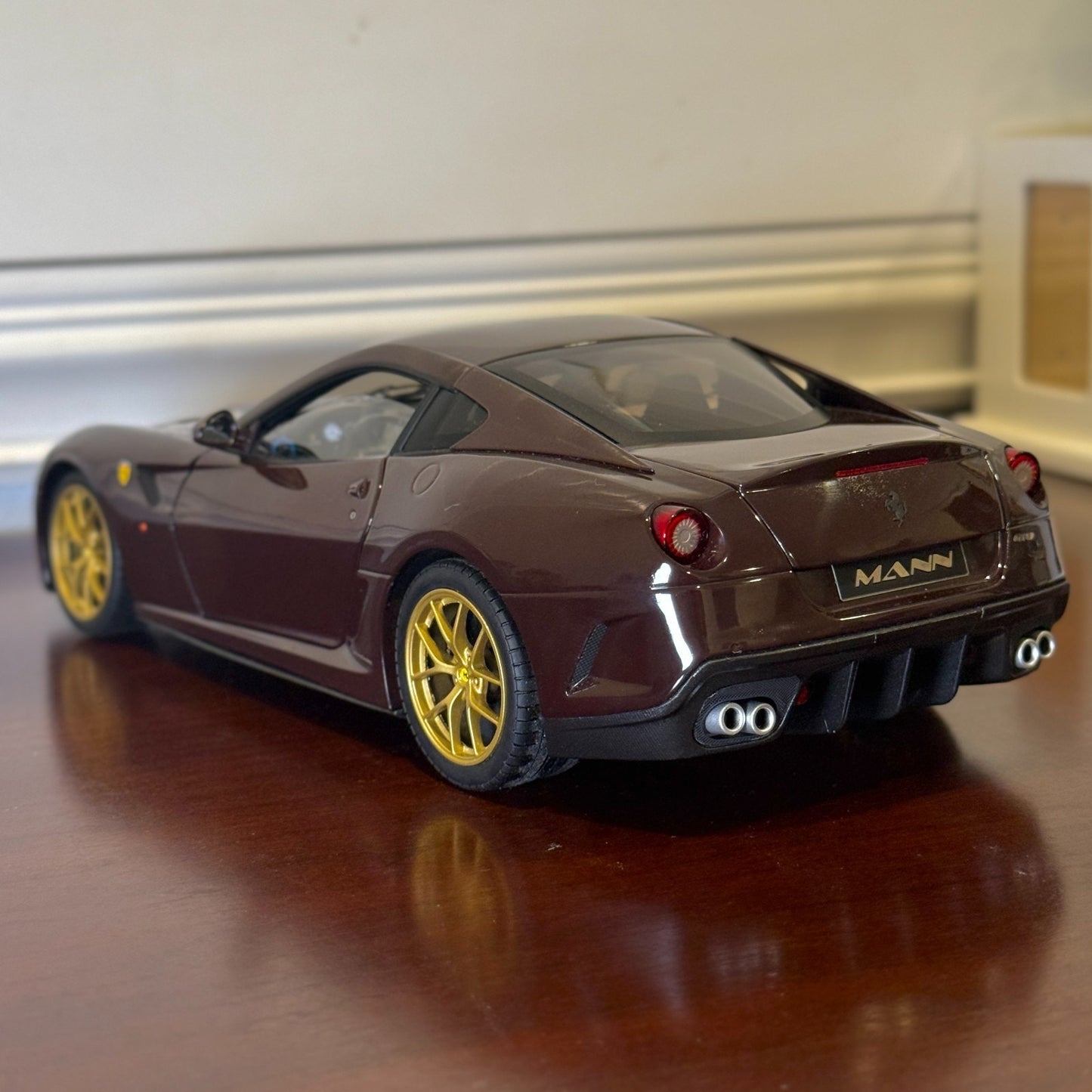 1/18 Ferrari 599 GTO Michael Mann Purple/Gold Hot Wheels Elite | Limited Edition