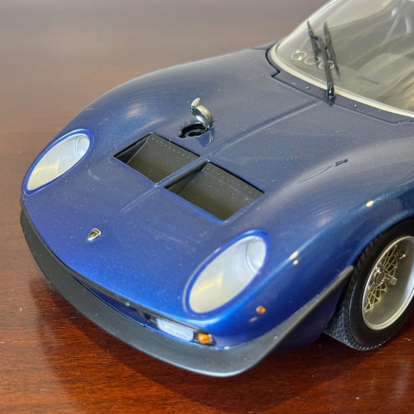 1/18 Lamborghini JOTA SVR Metallic Blue Kyosho Diecast Model Car | No Box