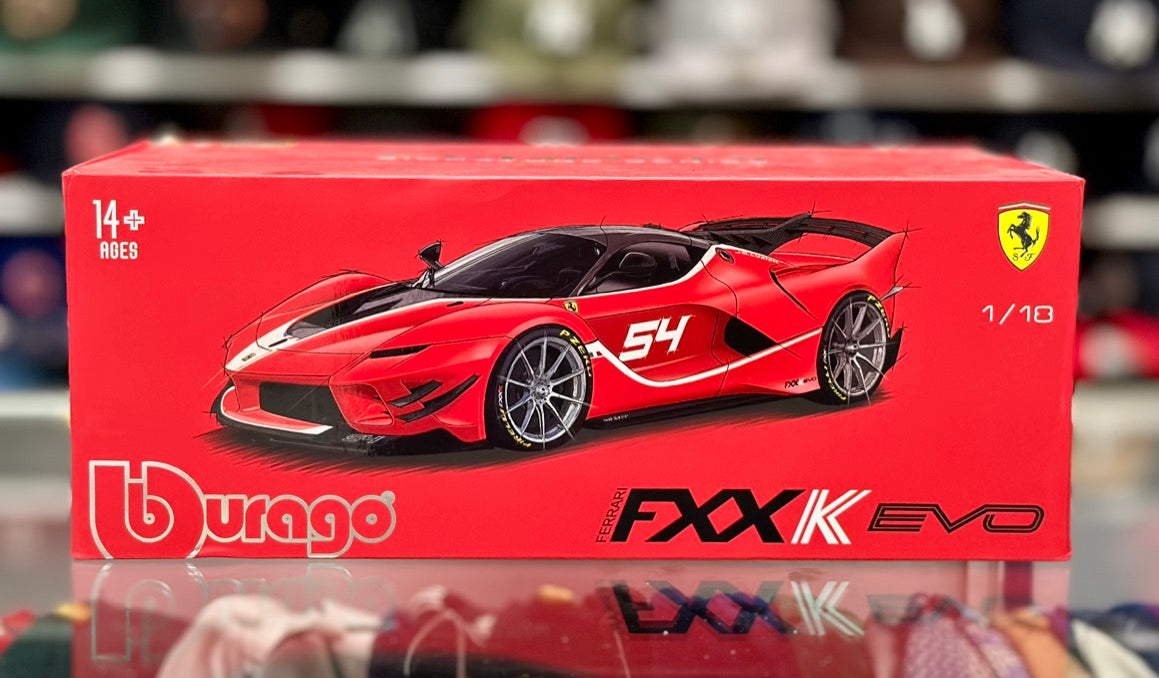 1/18 Ferrari FXXK Evo #54 Michael Luzich Bburago Signature | In Box