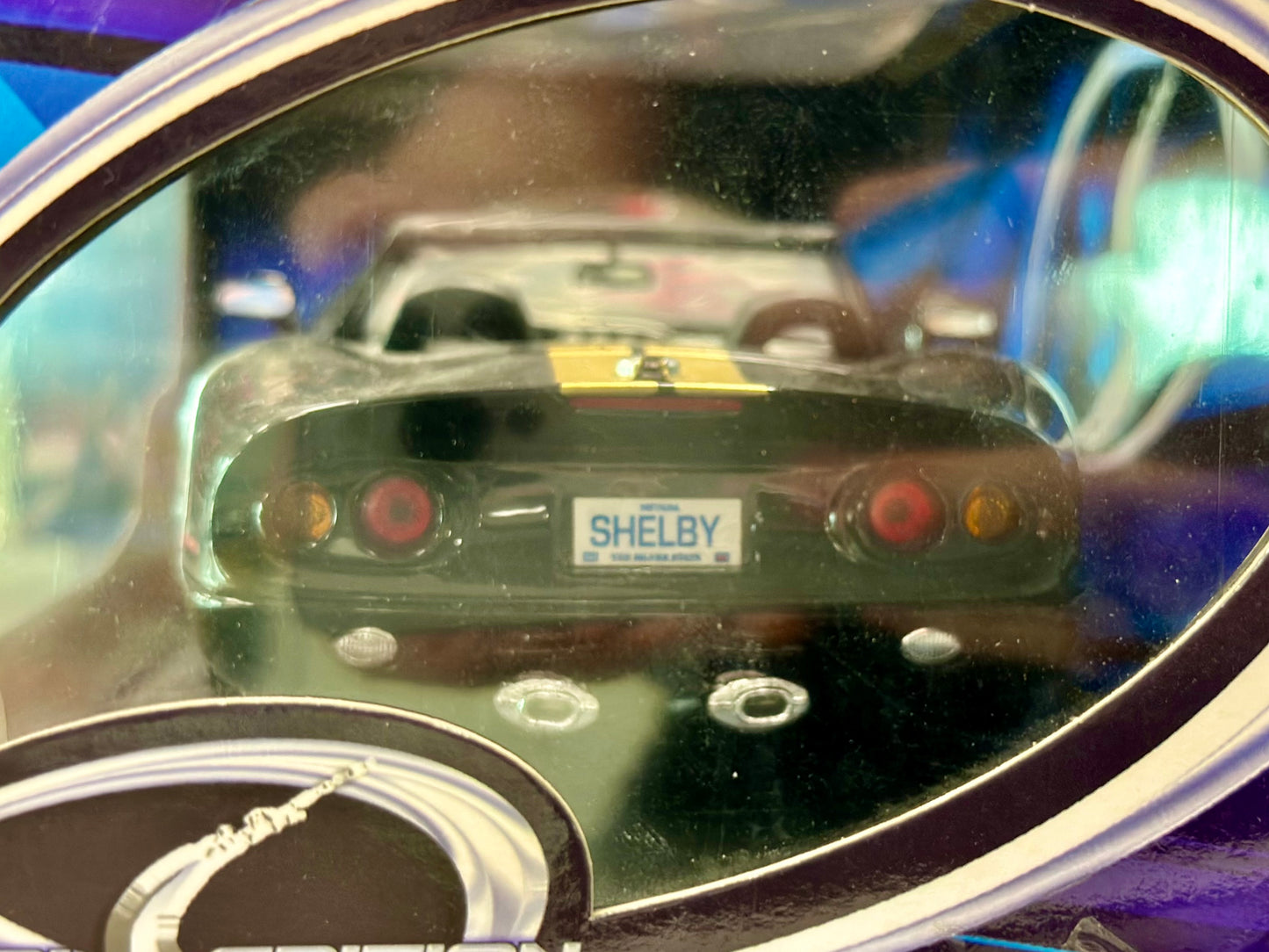 Ford Shelby Series 1, Black Gold Stripes | Vintage Maisto 1/18