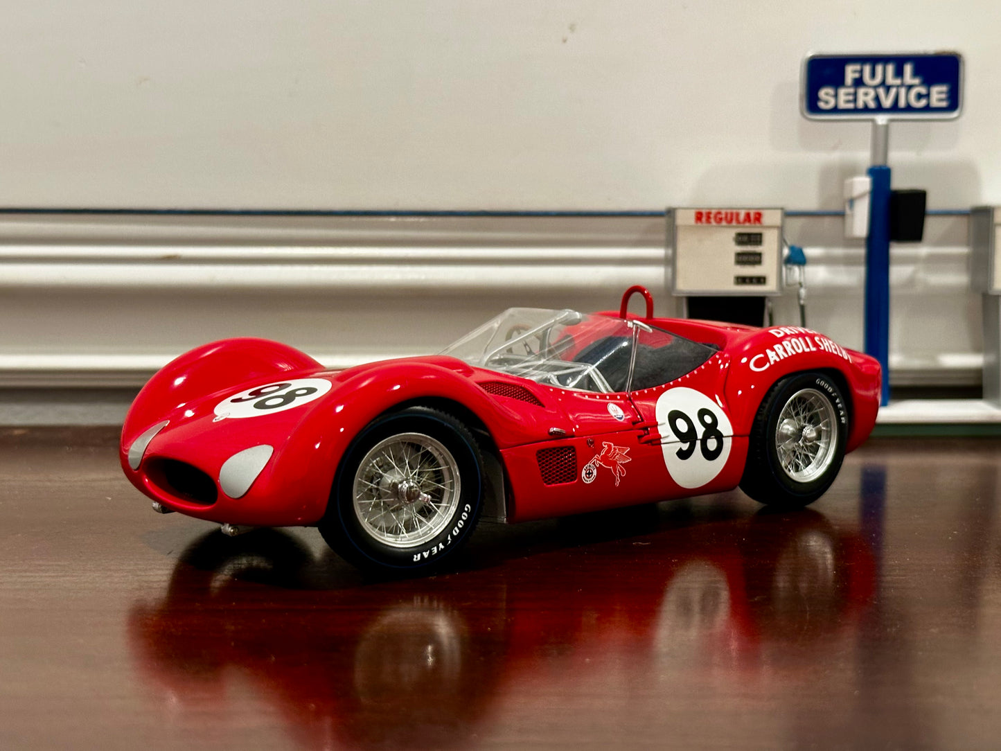 Maserati Birdcage Tipo #6 'Carol Shelby' Red | Minichamps 1/18 | Rare