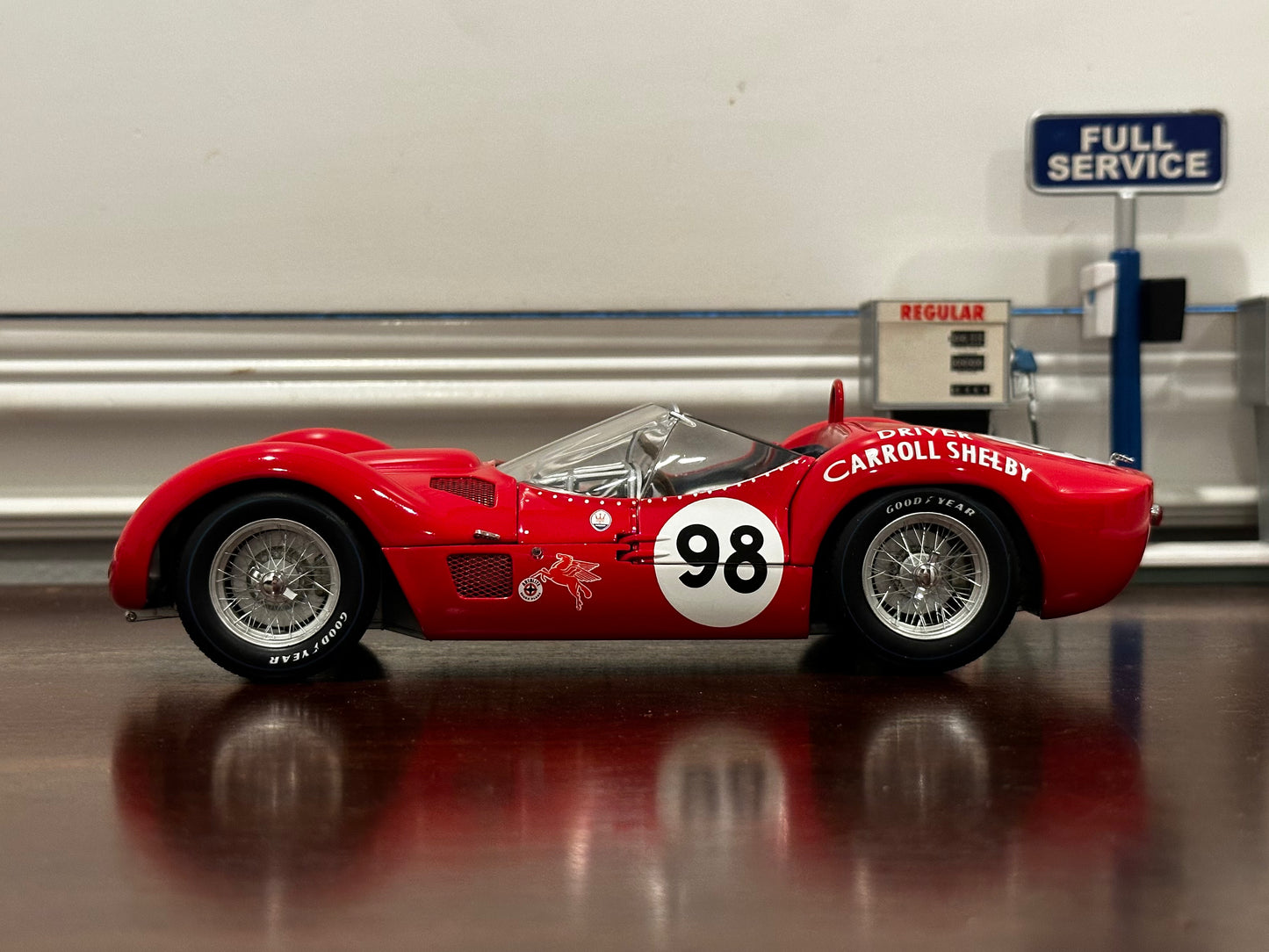 Maserati Birdcage Tipo #6 'Carol Shelby' Red | Minichamps 1/18 | Rare