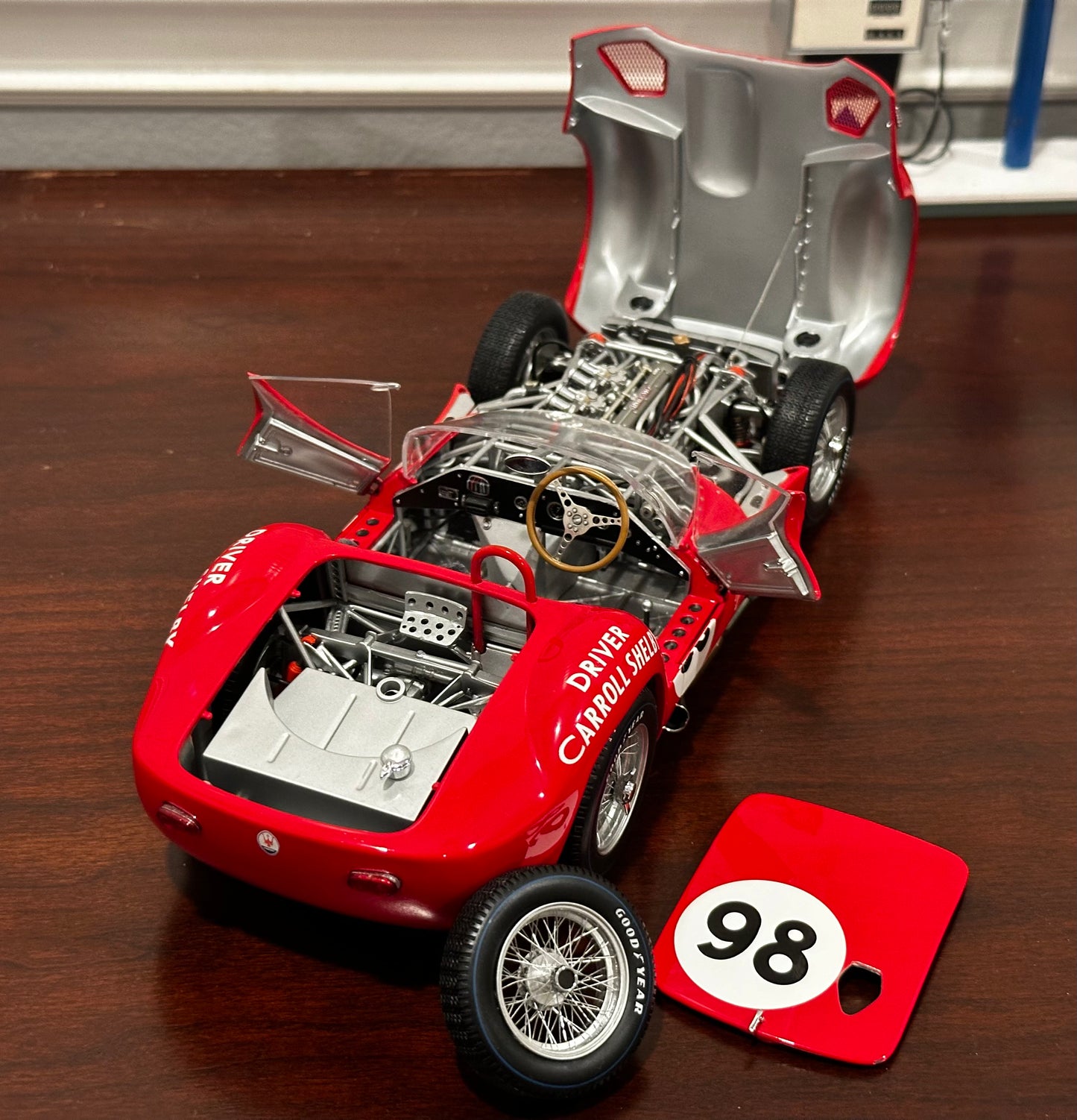 Maserati Birdcage Tipo #6 'Carol Shelby' Red | Minichamps 1/18 | Rare
