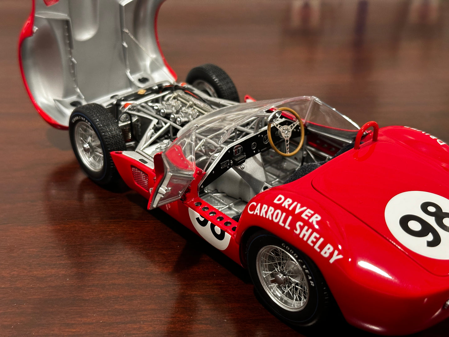 Maserati Birdcage Tipo #6 'Carol Shelby' Red | Minichamps 1/18 | Rare