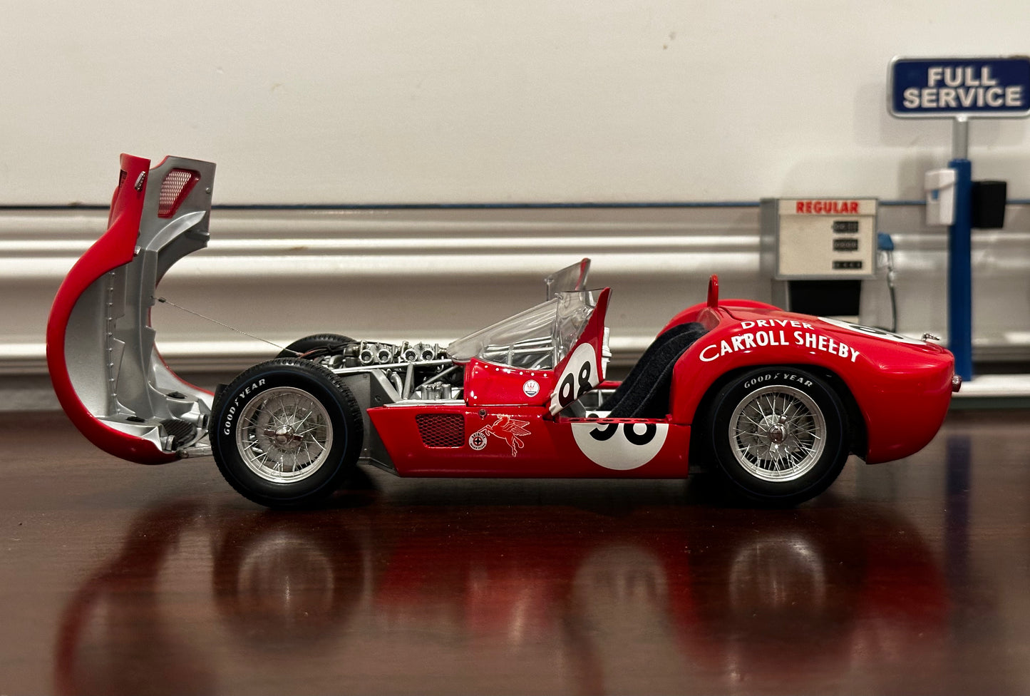Maserati Birdcage Tipo #6 'Carol Shelby' Red | Minichamps 1/18 | Rare