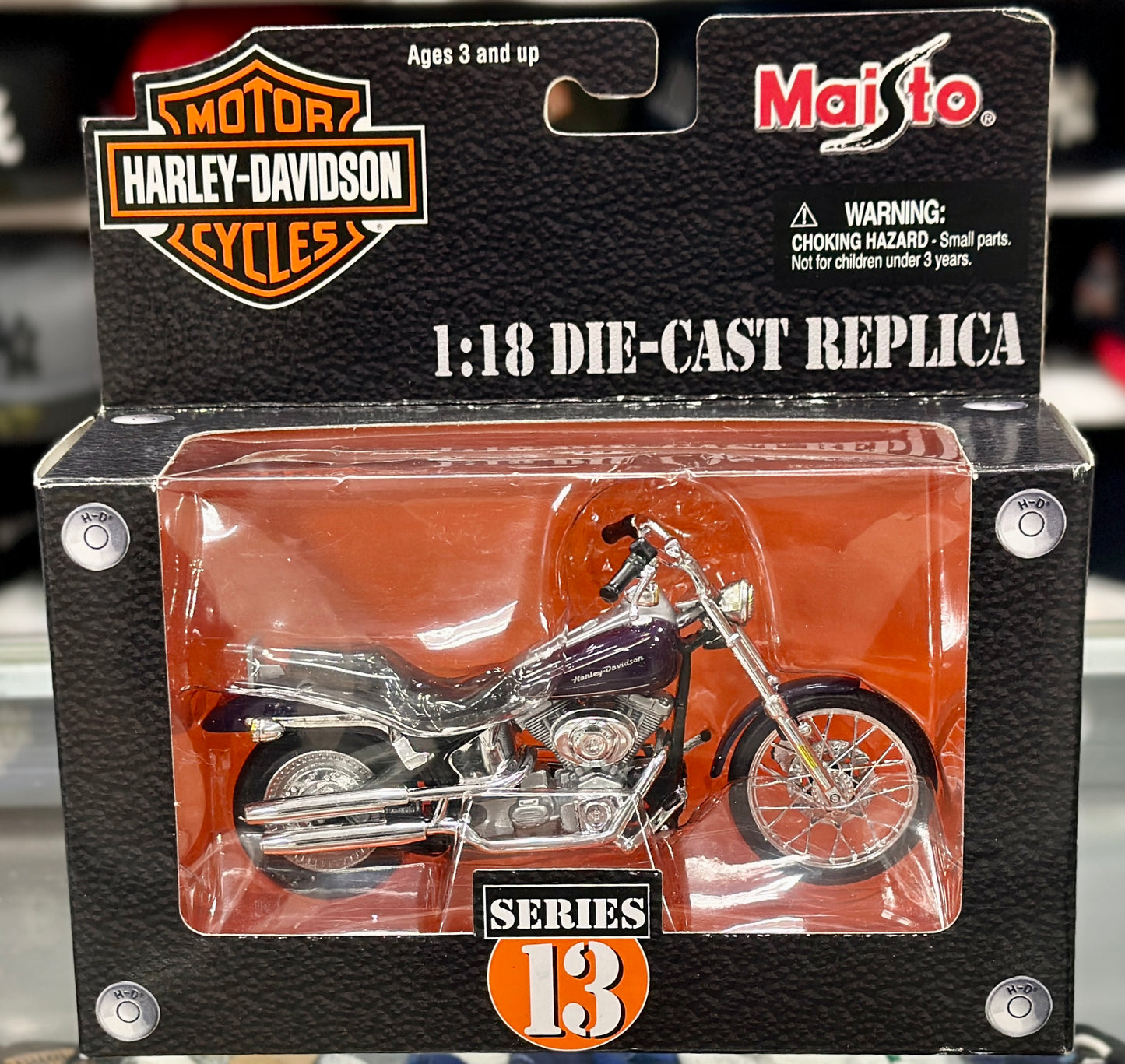 Harley Davidson Motorcycle Motorbike Maisto Two Wheeler 1/18