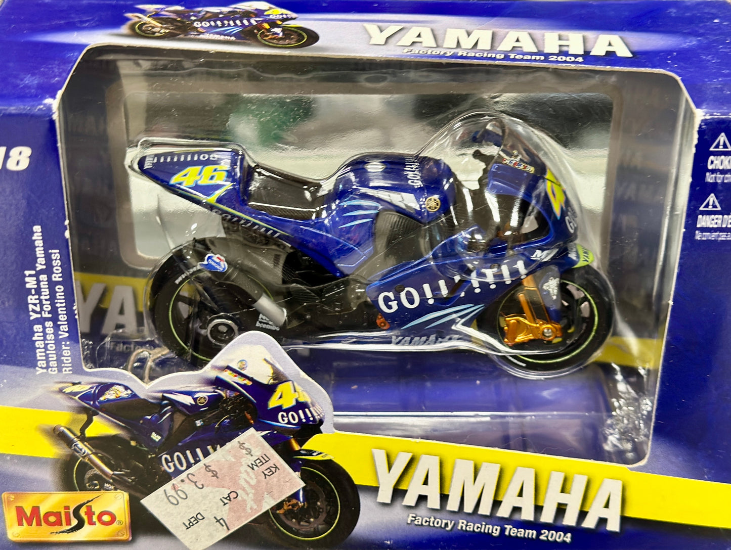 Yamaha YZR M1 Racing Bike Vintage Maisto 2 Wheeler 1/18 | New