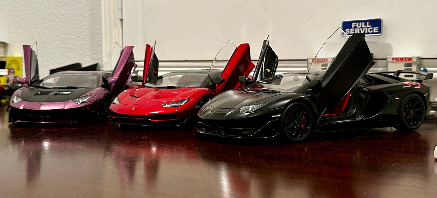 AUTOart 1/18 Lamborghini Aventador Liberty Walk LB-WORKS SE30 Purple