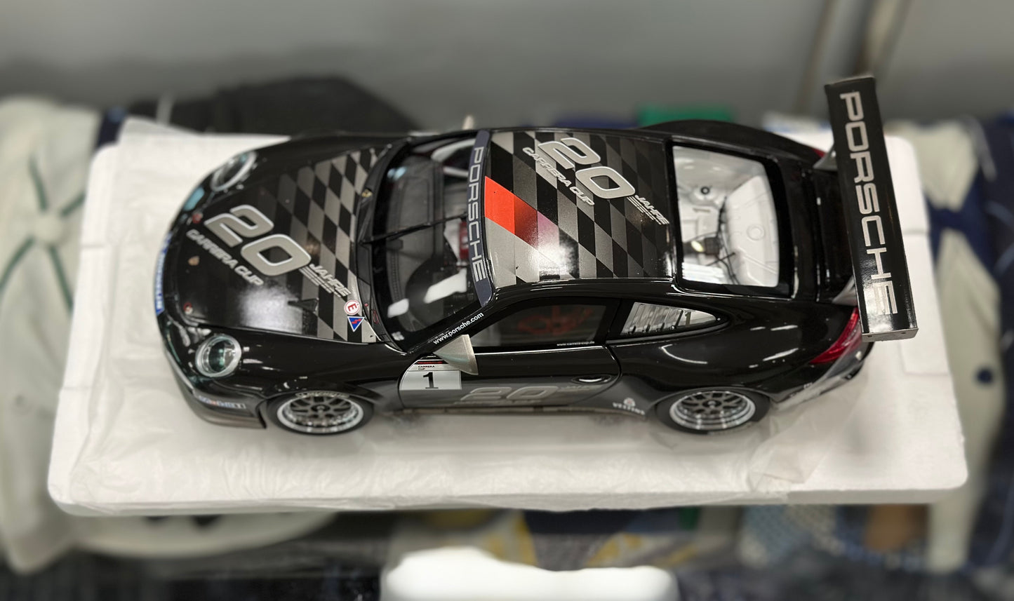 1/18 Porsche 997 GT3 Cup Dark Grey Minichamps Dealer Edition | New