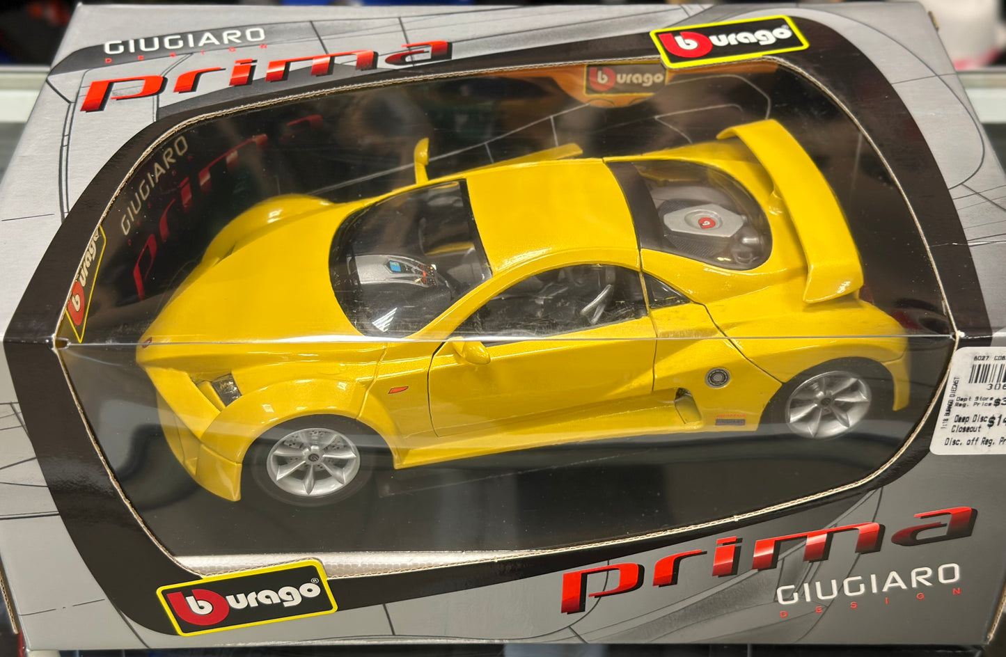 1/18 Giugiaro Prima Speedster Yellow Bburago | New