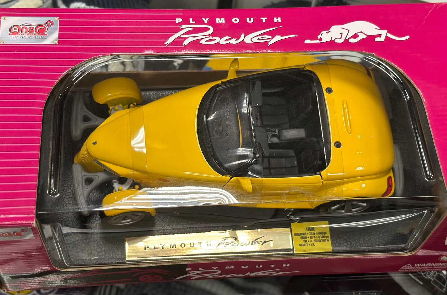 Plymouth Prowler Yellow Vintage Anson 1/18 | New