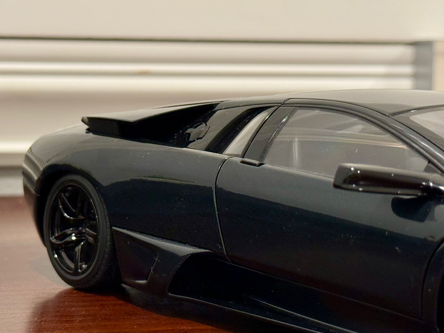 AUTOart 2006 Lamborghini Murcielago LP-640 Dark Gray/Black 1/18 Scale Diecast Model Car | In Box - Product Image