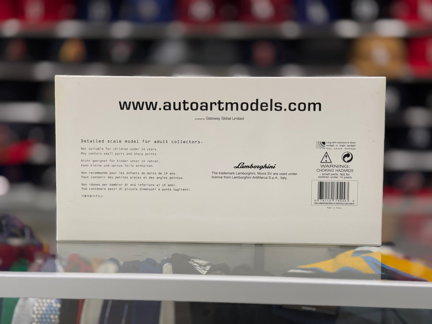 AUTOart 1/18 Lamborghini Miura SV, White/Gold | In Box