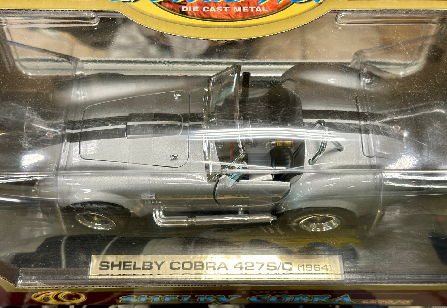 1/18 1964 Ford Shelby Cobra 427 S/C Silver Road Signature | New
