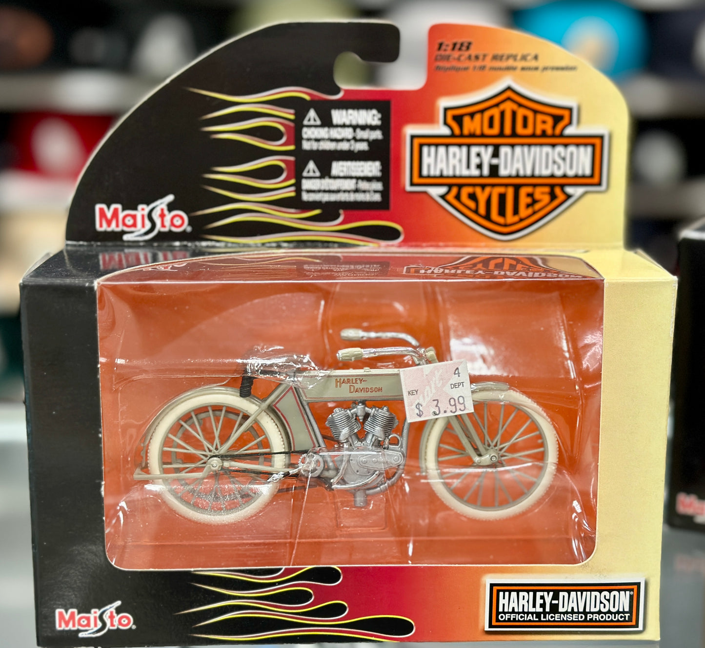 Harley Davidson Motorcycle Motorbike Maisto Two Wheeler 1/18