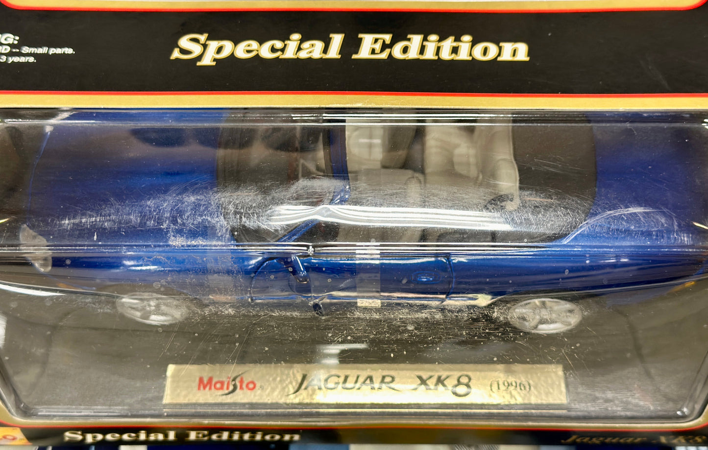 Jaguar XK8, Blue | Vintage Maisto 1/18 | New
