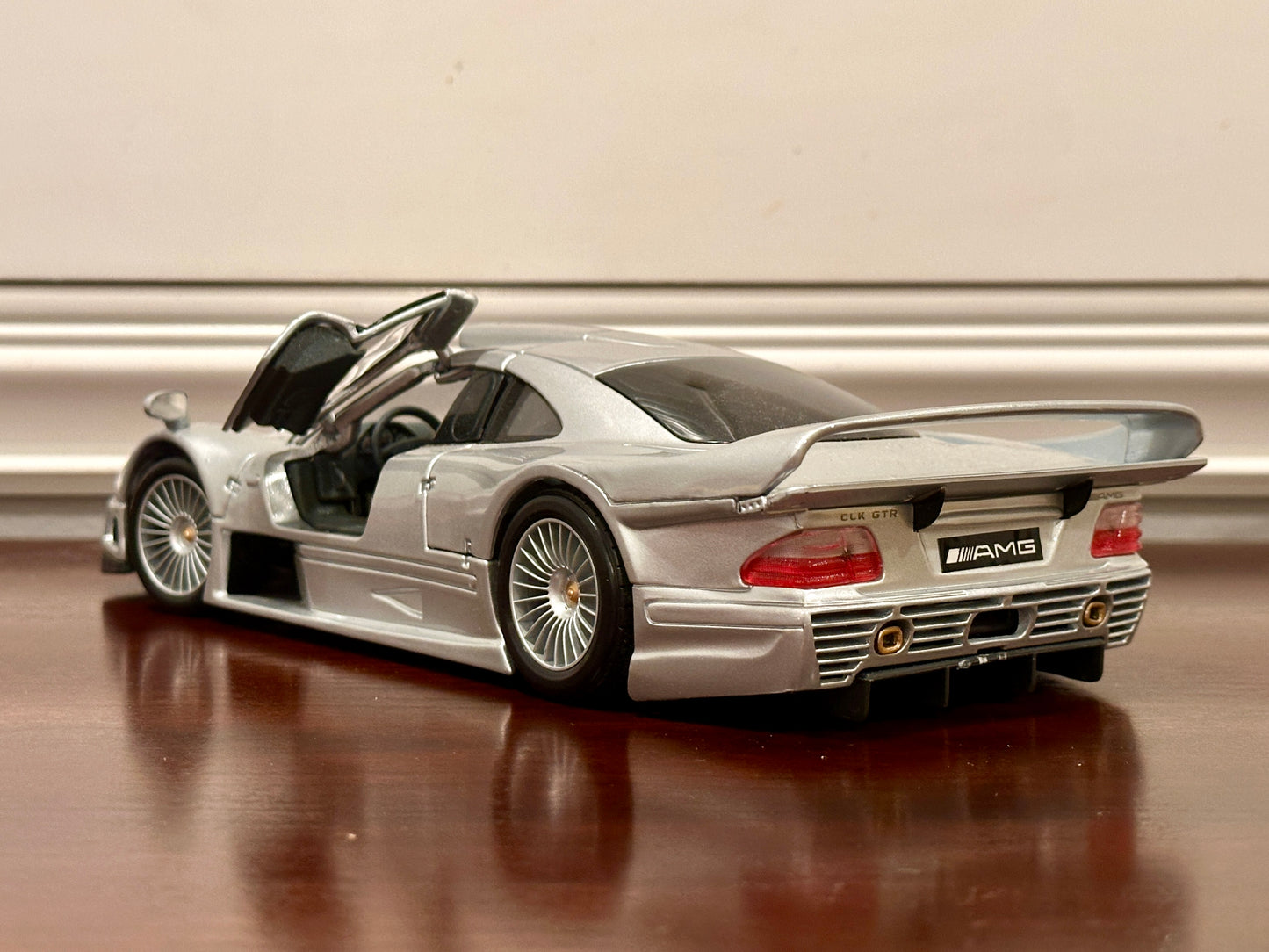 Mercedes Benz CLK GTR 'Street Version' | Vintage Maisto 1/18 | Open Box