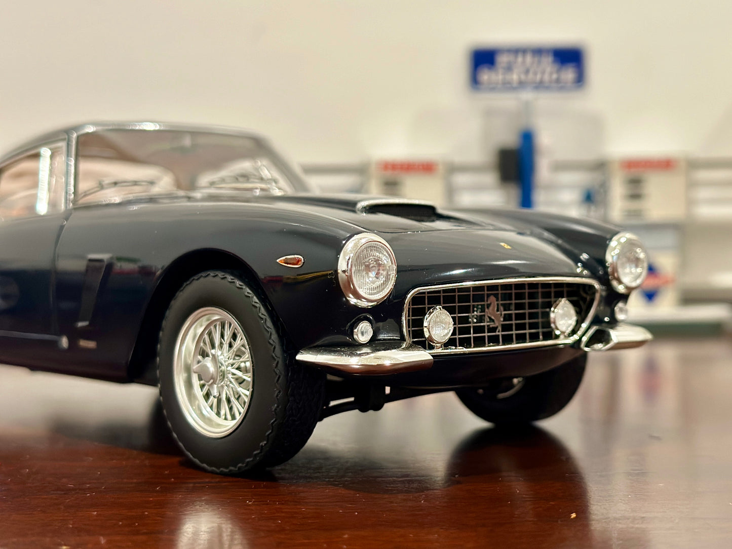 Ferrari 250 SWB Midnight Blue | Hot Wheels Elite 1/18 | Open Box