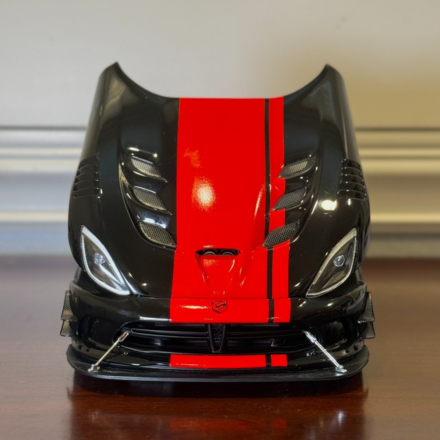 1/18 Dodge Viper ACR Black/Red Stripes AUTOart Composite Model Car | In Box