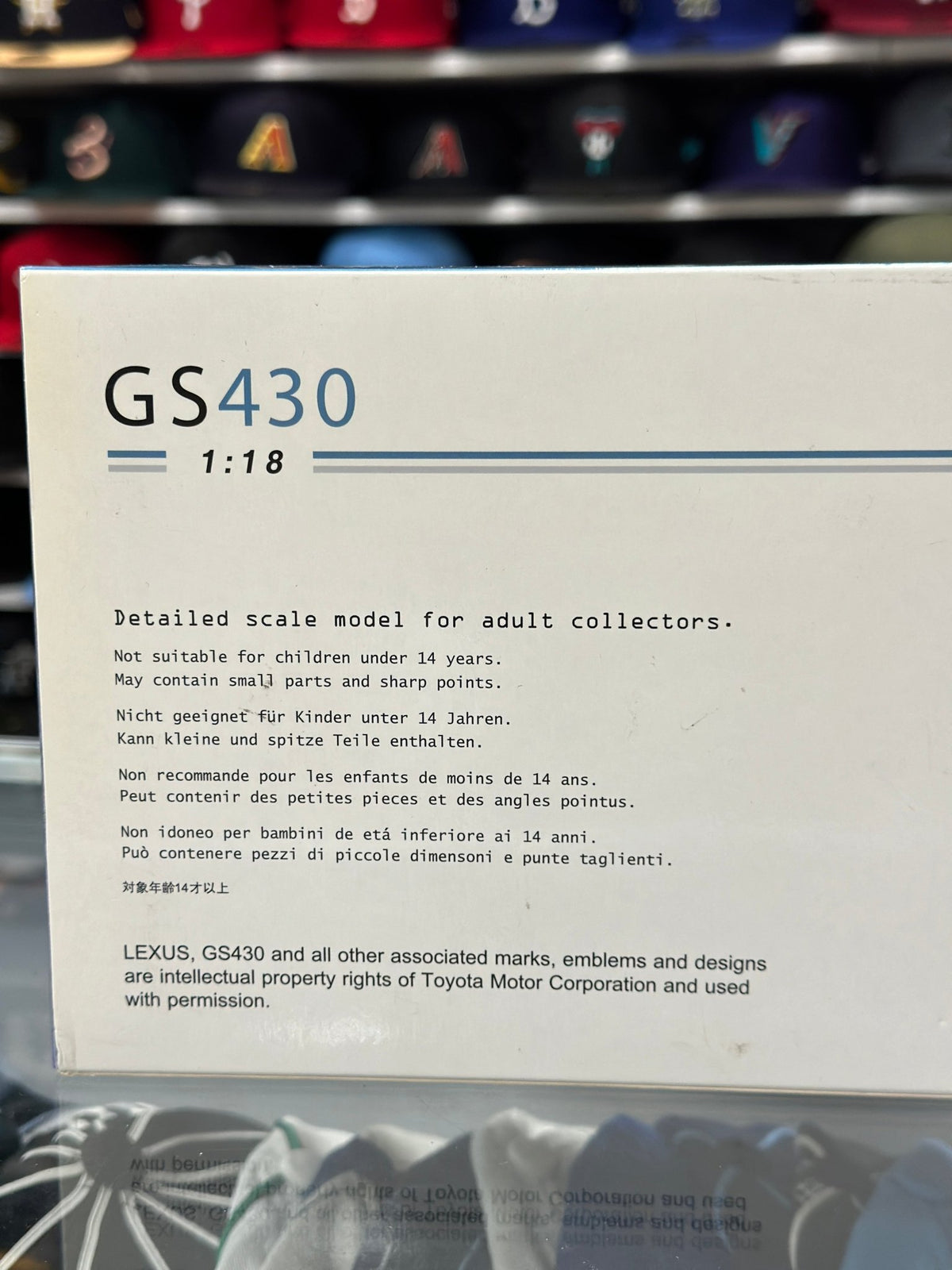 AUTOart 2006 Lexus GS430 Silver 1/18 Scale Diecast Model Car | New with Certificate - Product Image
