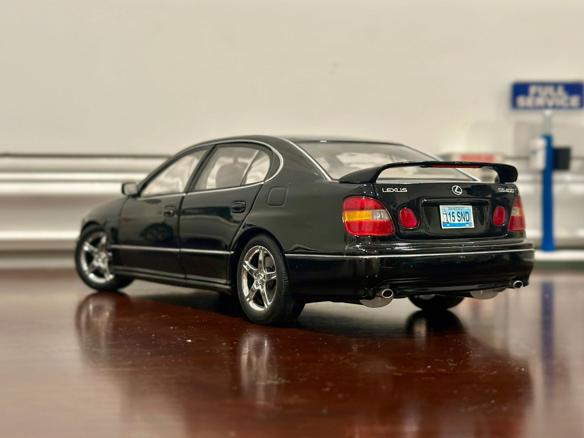 AUTOart Lexus GS400 Sport 'Japan Exclusive' Black 1/18 Scale Diecast Model Car - Product Image