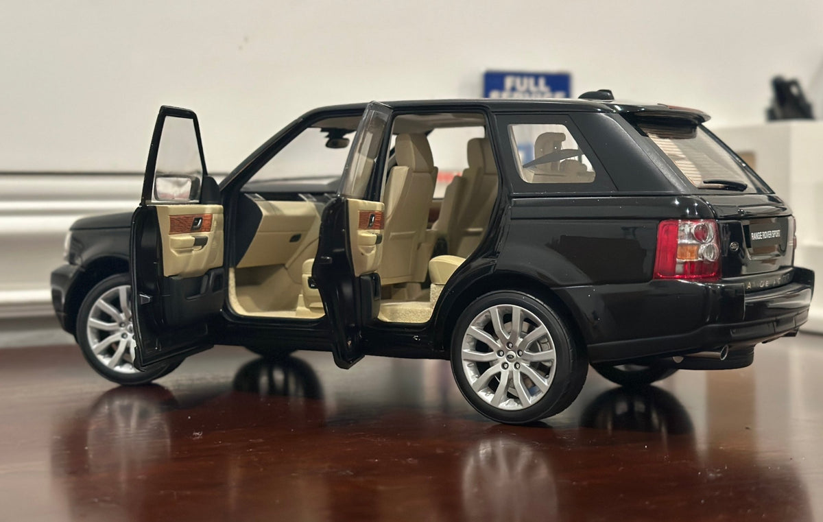 AUTOart Range Rover Sport Black 1/18 Scale Diecast Model Car - Product Image