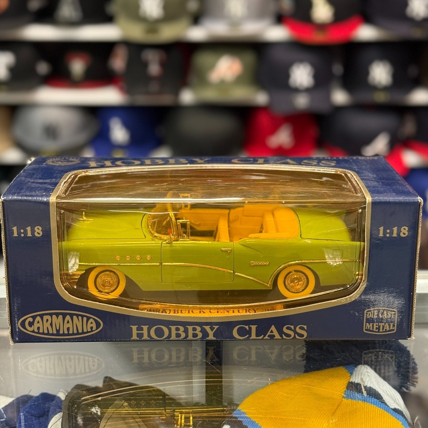 1/18 1955 Buick Century Teal Carmania Hobby Class Diecast
