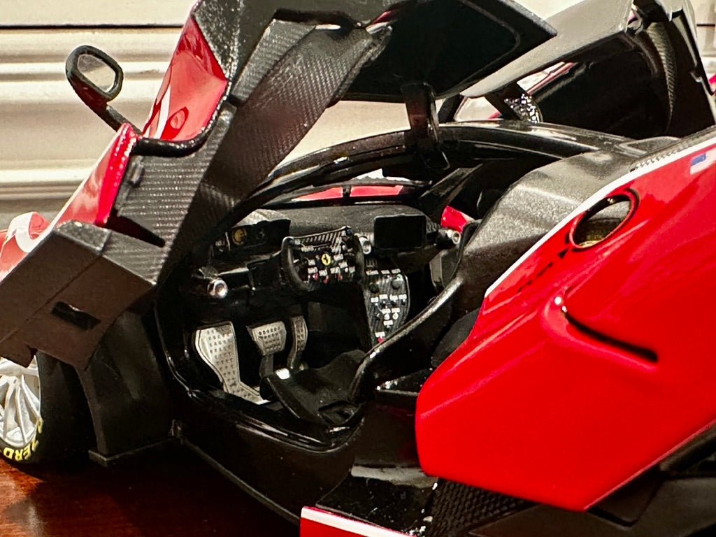 Bburago Signature Ferrari FXXK Evo '#54 Michael Luzich' 1/18 Scale Diecast Model Car | New - Product Image