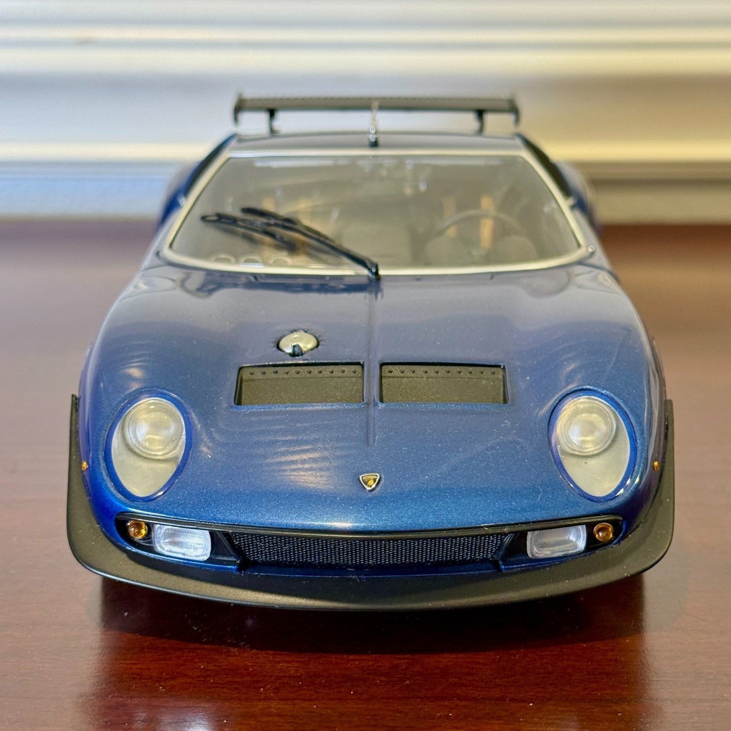 1/18 Lamborghini JOTA SVR Metallic Blue Kyosho Diecast Model Car | No Box