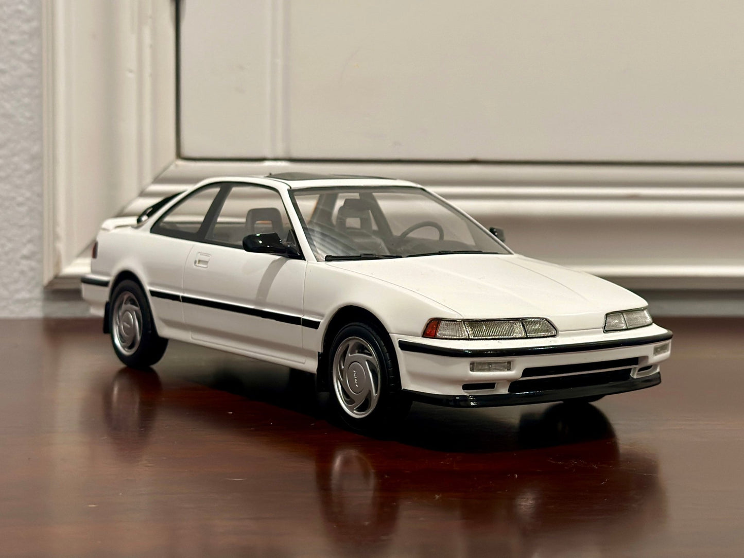 Dealer Edition Acura Integra White 1/18 Scale Resin Model Car - Product Image