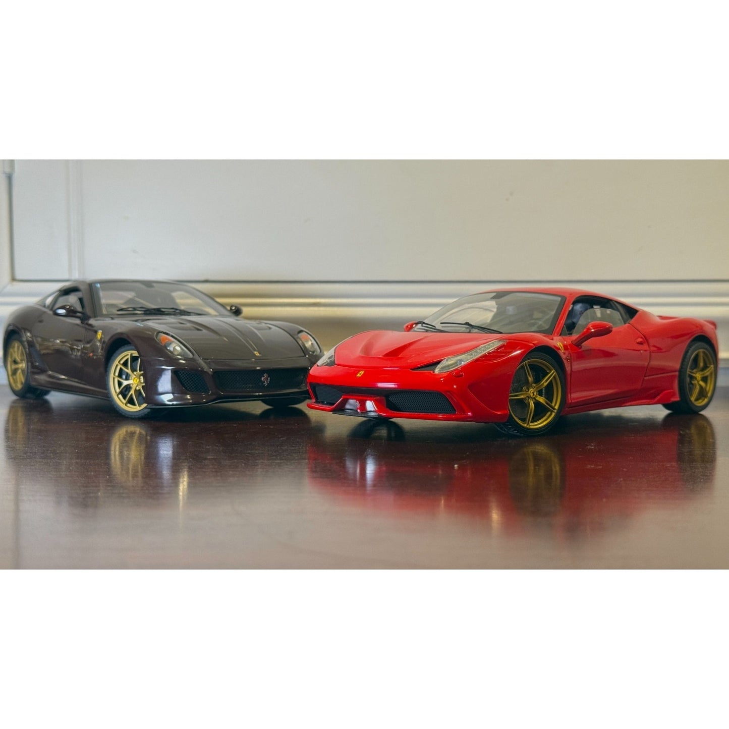 1/18 Ferrari 599 GTO Michael Mann Purple/Gold Hot Wheels Elite | Limited Edition