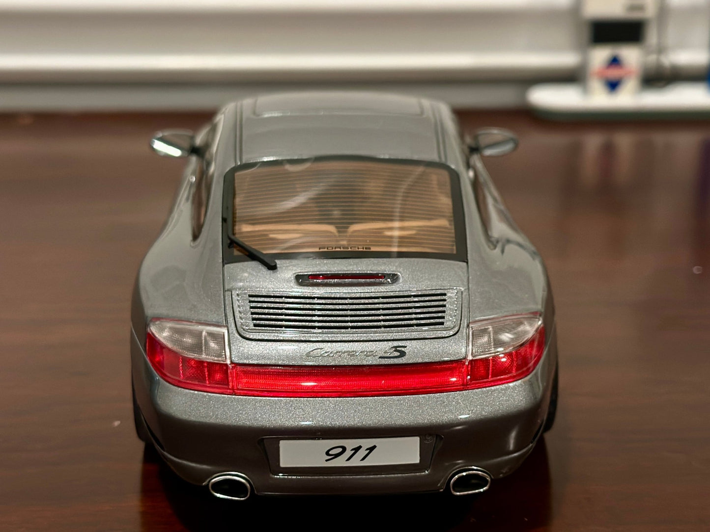 GT Spirit Porsche 911 Carerra 4S Grey 1/18 Scale Resin Model Car | Limited Edition - Product Image