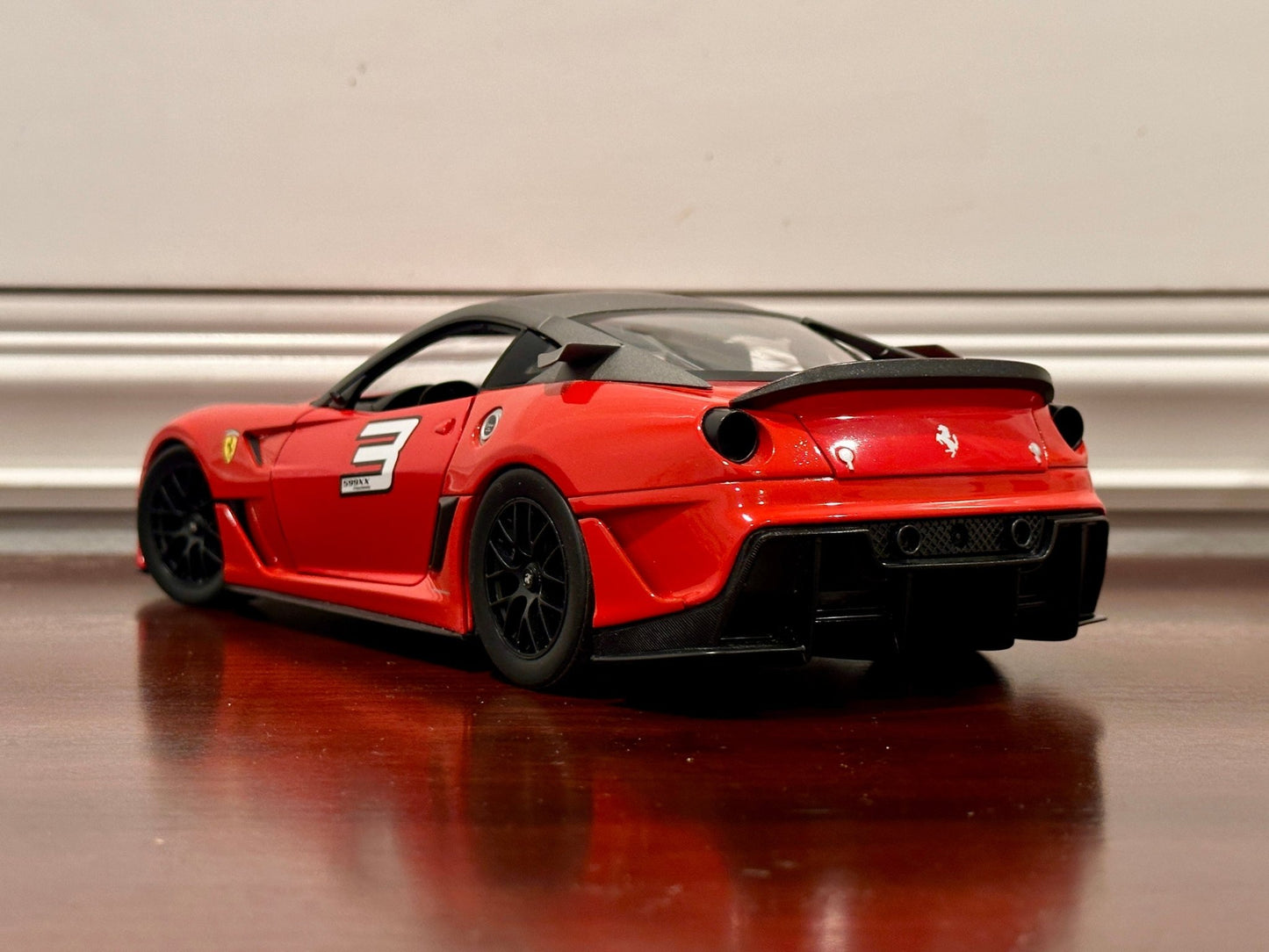 Hot Wheels Ferrari 599 GTO XX 1/18 Scale Diecast Model Car - Product Image