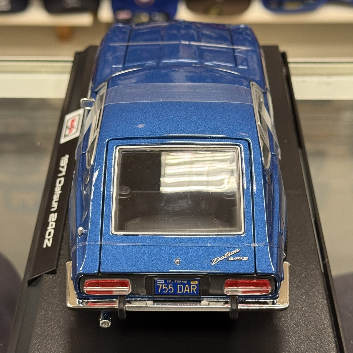 Maisto 1:18 1971 Datsun 240Z Metallic Blue Special Edition Diecast Model Car | New - Product Image