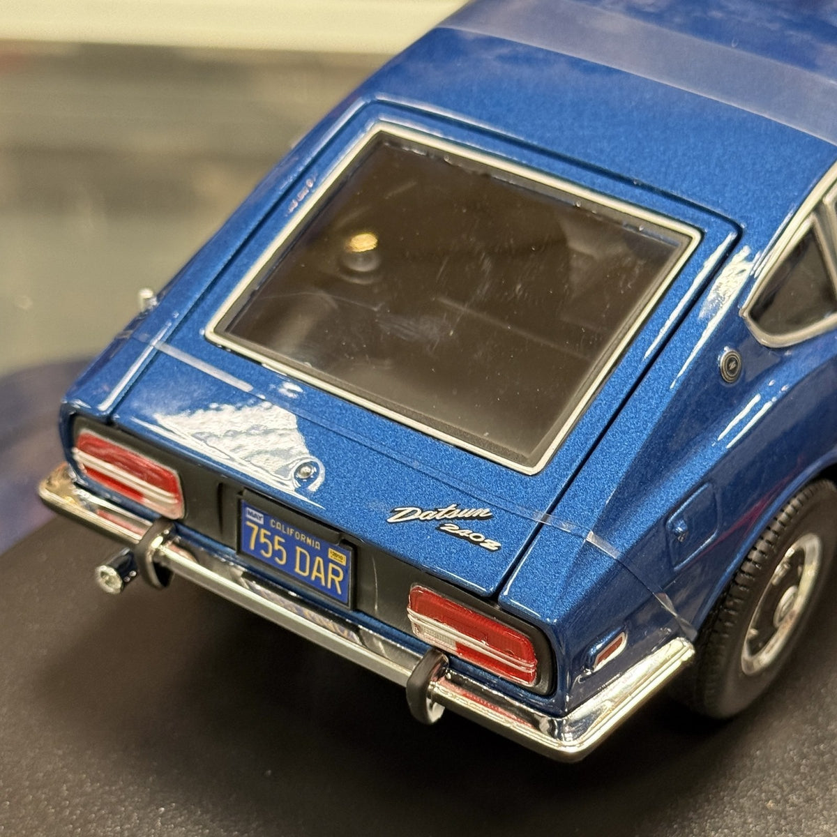 Maisto 1:18 1971 Datsun 240Z Metallic Blue Special Edition Diecast Model Car | New - Product Image