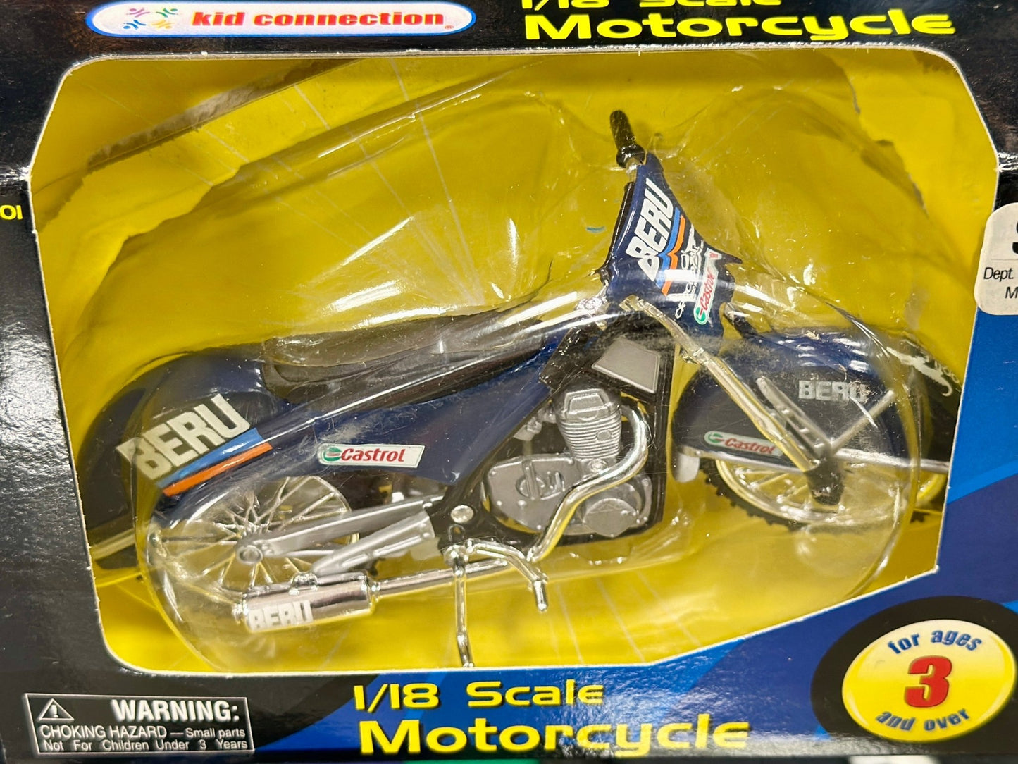 Maisto Beru Castrol 1/18 Scale Diecast Model Bike | New - Product Image
