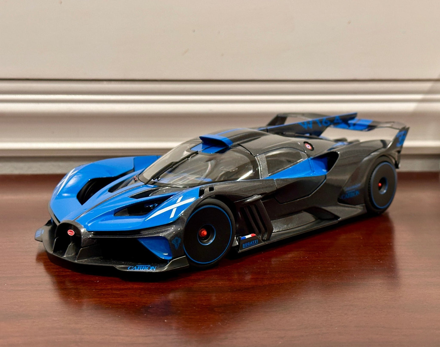 Maisto Bugatti Bolide Blue/Black 1/18 Scale Diecast Model Car | New - Product Image