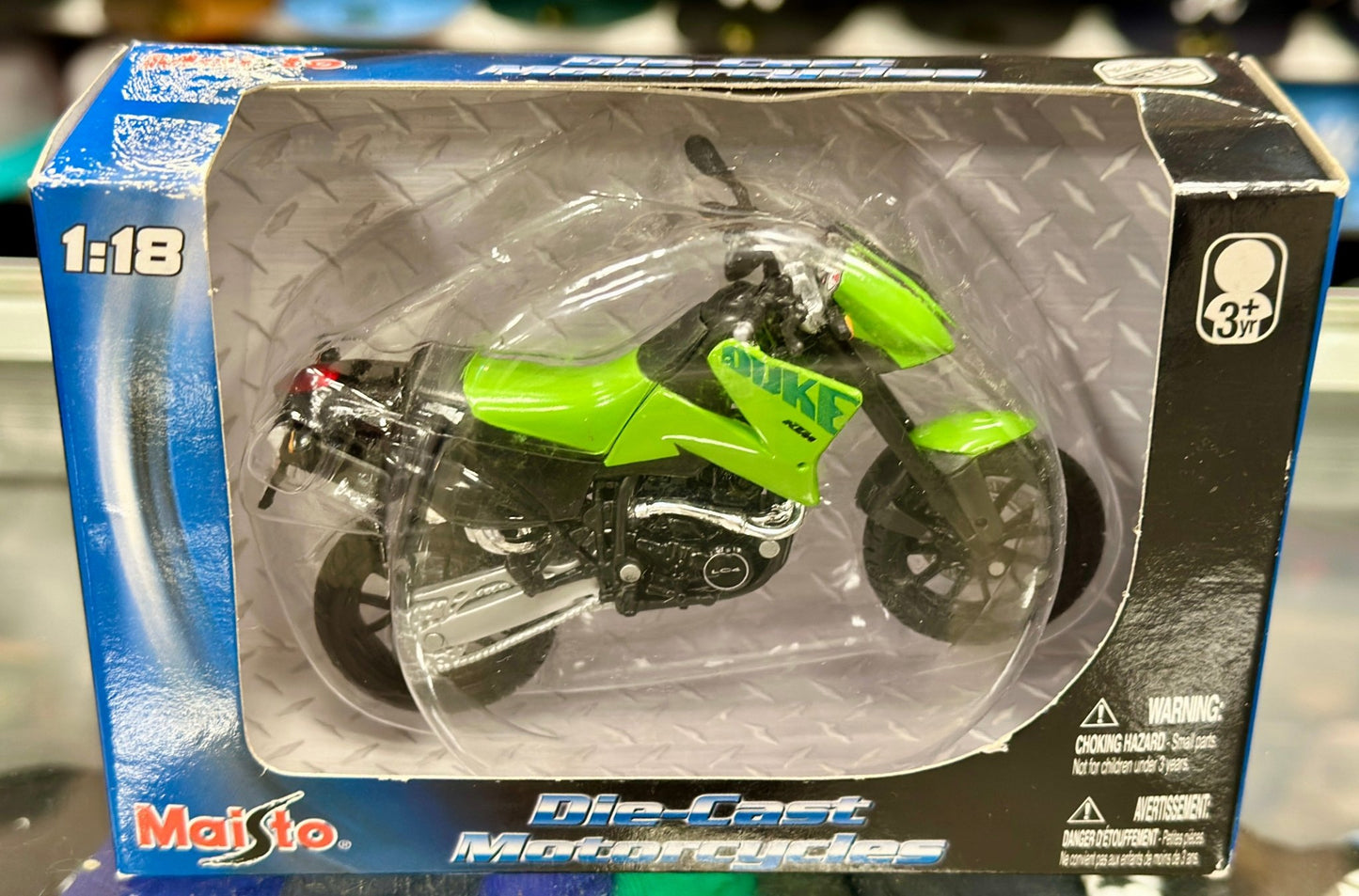 Maisto DUKE Dirtbike 1/18 Scale Diecast Model Bike | New - Product Image