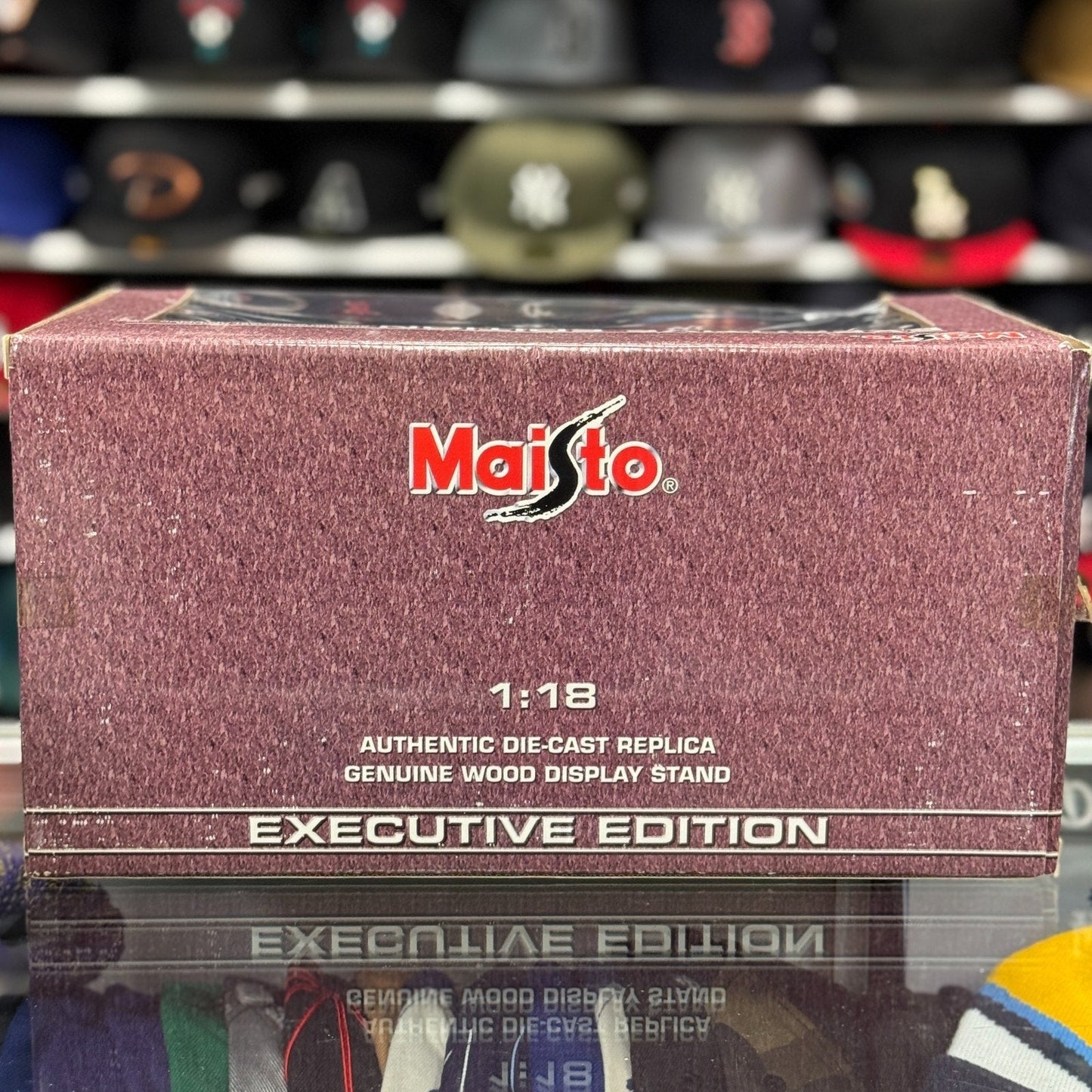 Maisto Executive Hummer H2 SUV Orange 1/18 Scale Diecast Model Car | New - Product Image