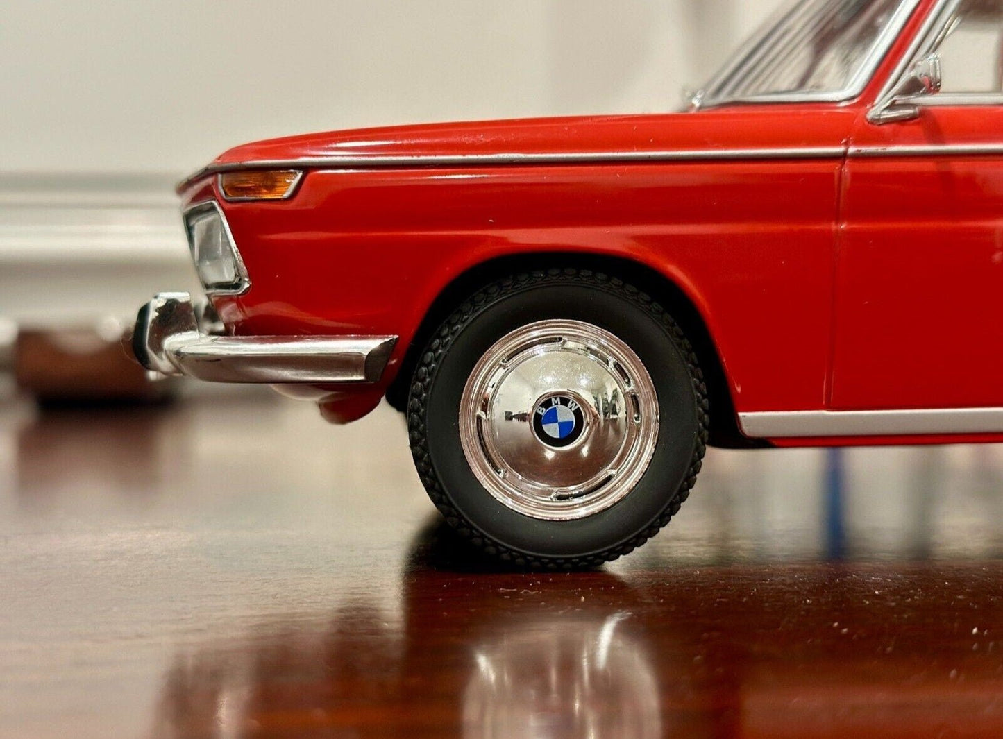 MCG 1966 BMW 2000 Red 1/18 Scale Resin Model Car - Product Image