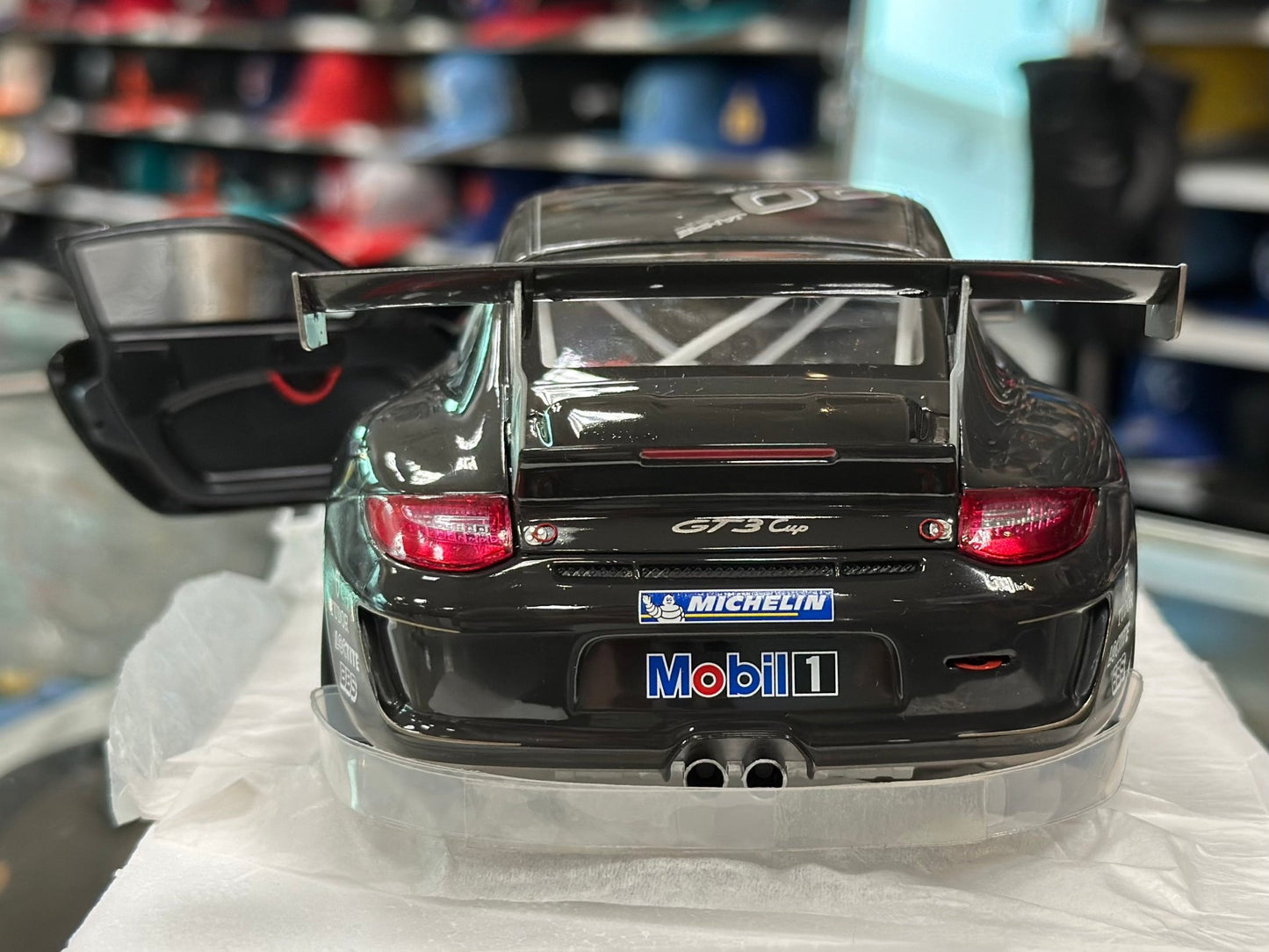 Minichamps Porsche 997 GT3 Cup Dark Gray 1/18 Scale Diecast Model Car | New - Product Image