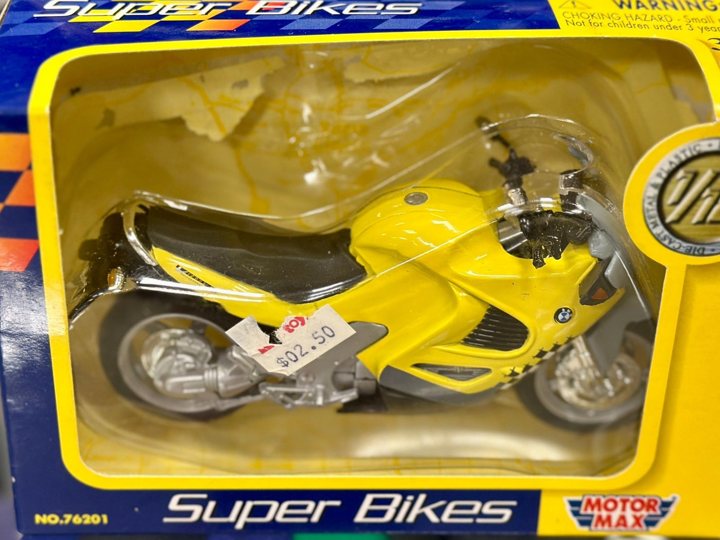 Motormax BMW Motorcycle 1/18 Scale Model Motorcycle - Product Image