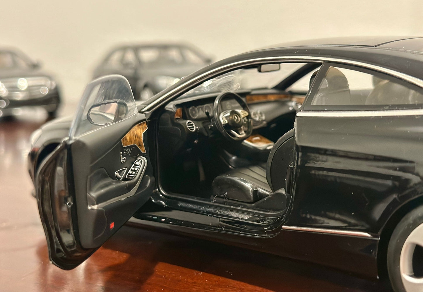 NOREV Mercedes Benz S-Class Black 1/18 Scale Diecast Model Car - Product Image