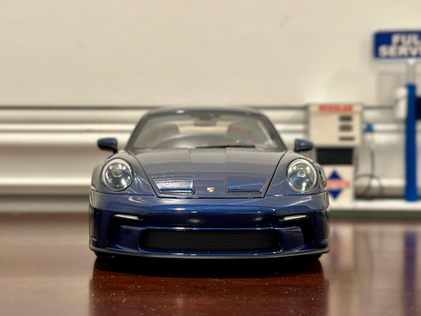 NOREV Porsche 992 GT3 Touring Blue w/ Bronze 1/18 Scale Diecast Model Car - Product Image