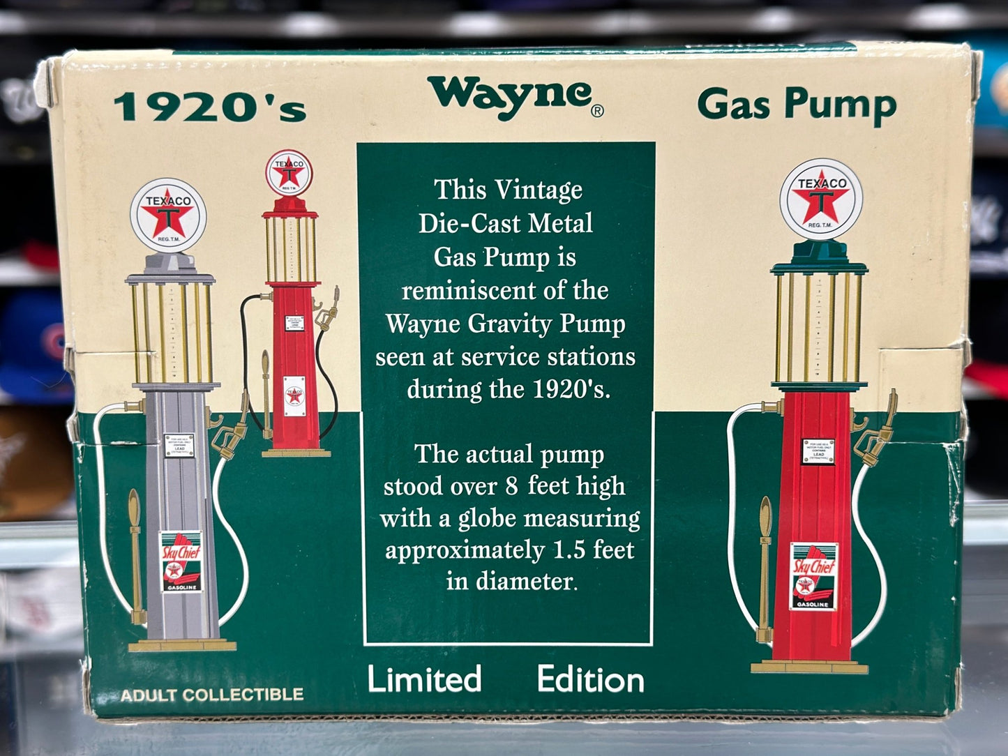Texaco Gas Pump 1/25 Scale Diecast Model | New In Box - Product Image