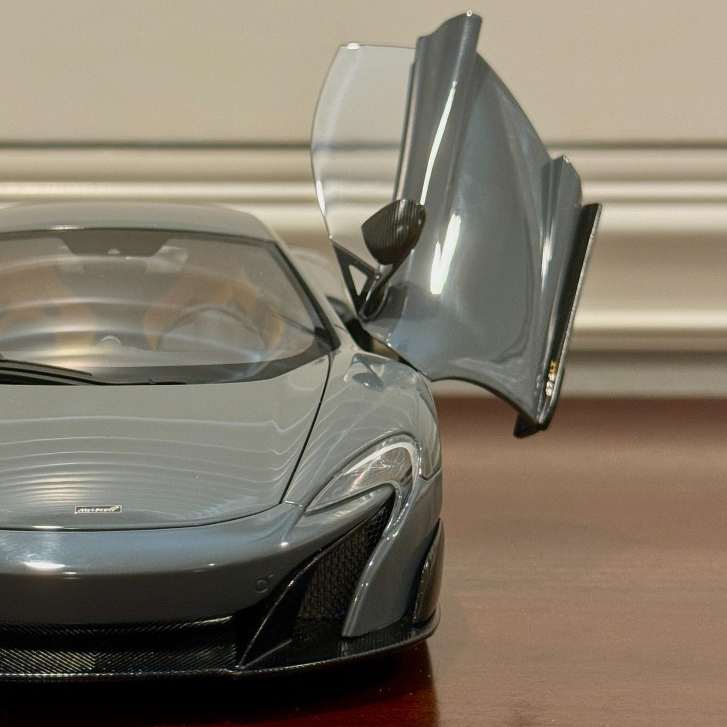 AUTOart 1/18 Mclaren 675LT Chicane Grey Diecast Model Car | In Box