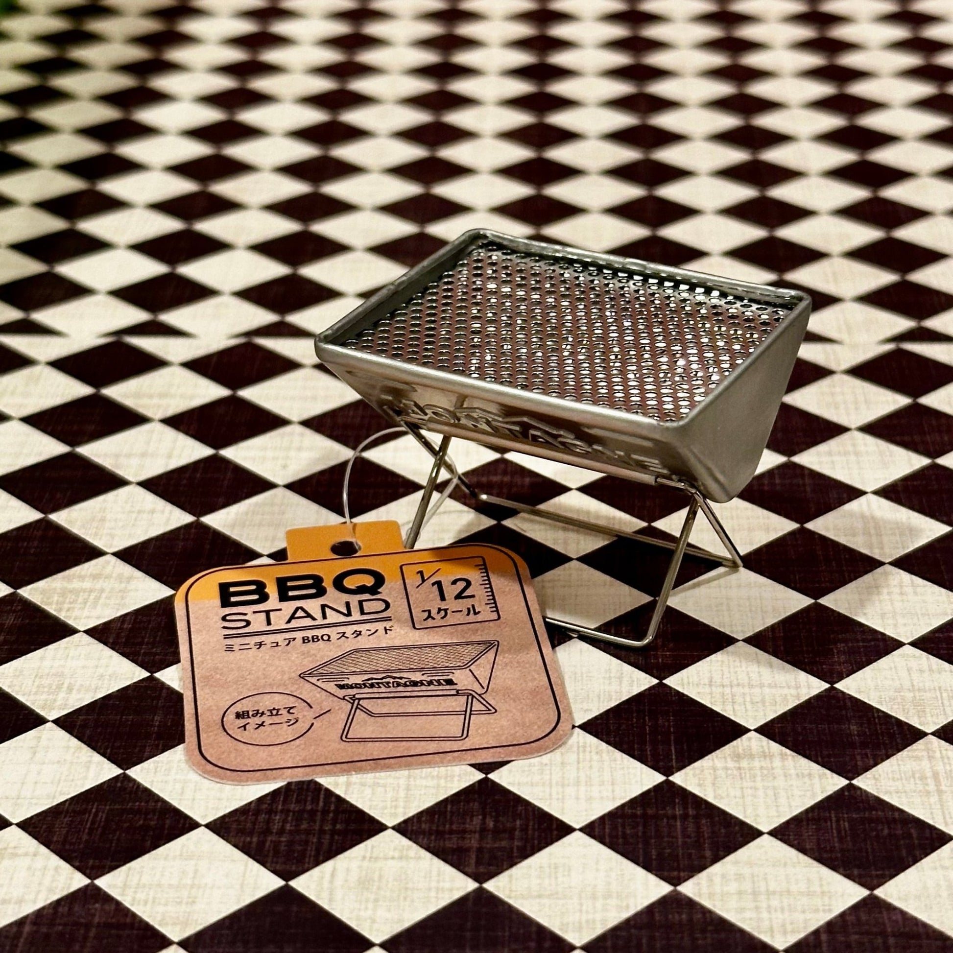 1/12 Scale BBQ Stand (1/18 1/10) Prop Diorama Figurine | Made in Japan | NEW - Product Image