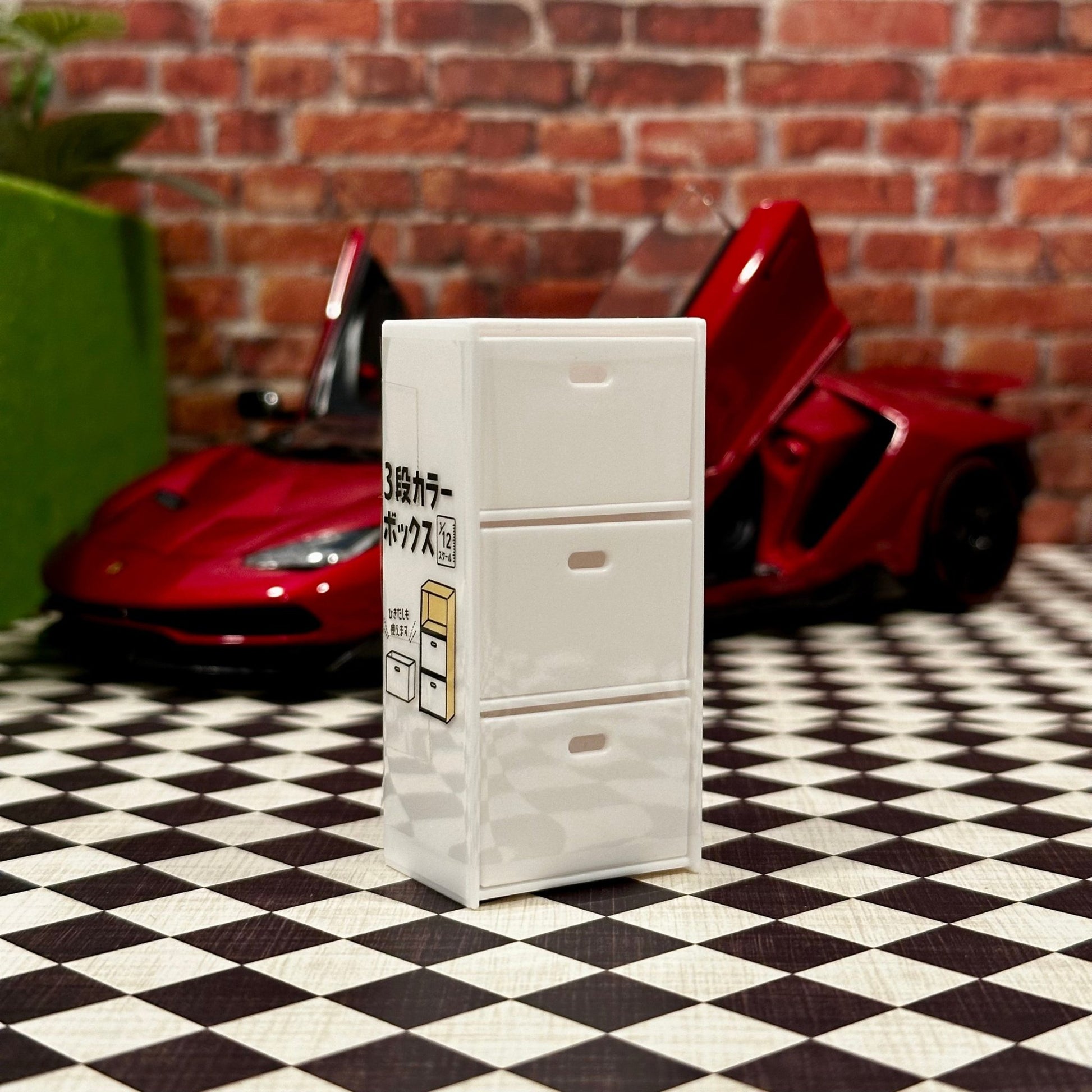 1/12 Scale Drawer (1/18 1/10) Prop Diorama Figurine | Made in Japan | NEW - Product Image