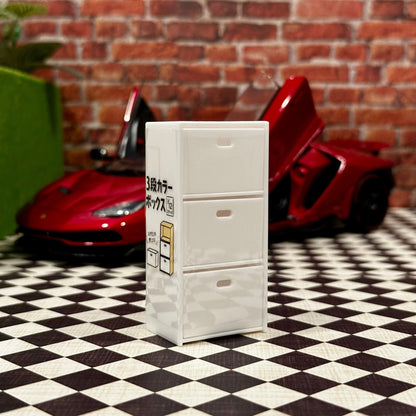 1/12 Scale Drawer (1/18 1/10) Prop Diorama Figurine | Made in Japan | NEW - Product Image