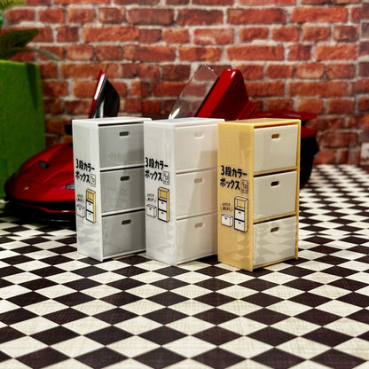 1/12 Scale Drawer (1/18 1/10) Prop Diorama Figurine | Made in Japan | NEW - Product Image